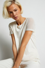 MELISSA PIMA COTTON TOP - WHITE