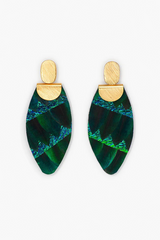 AMNESIA FEATHER DROP EARRINGS