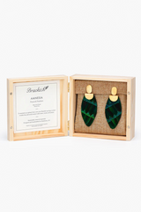 AMNESIA FEATHER DROP EARRINGS