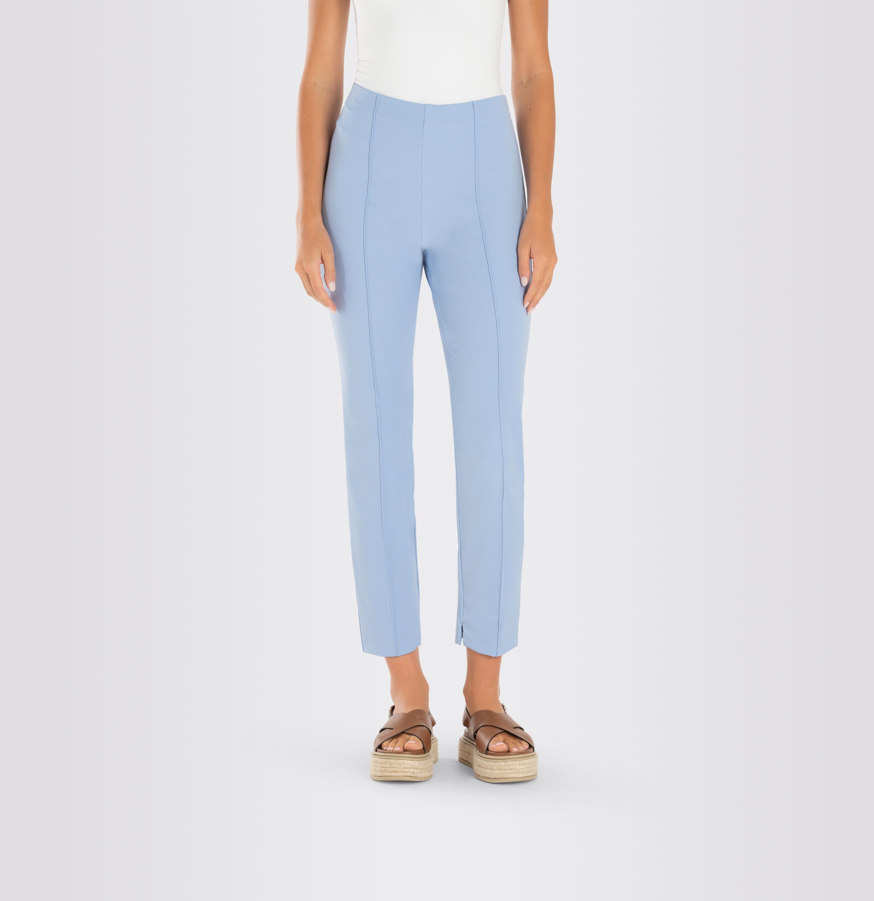 ANNA SUMMER ANKLE PANT - LIGHT ELECTRIC BLUE
