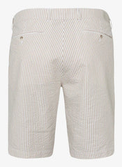 BOZEN ULTRALIGHT SEERSUCKER STRIPE SHORT - BEIGE
