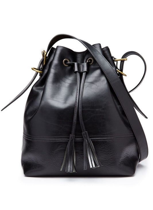 DOLCE CLASSIC BUCKET BAG - BLACK