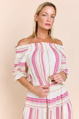 CHAWA CROP TOP BRISTOL FUCHSIA