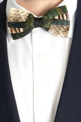 CHIMERA FEATHER BOW TIE