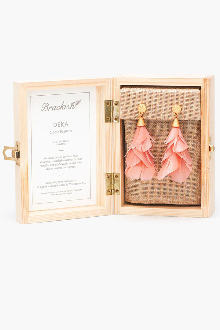 DEKA FEATHER EARRINGS