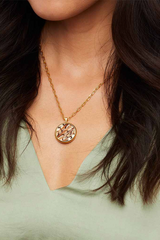 DEU FEATHER NECKLACE