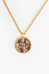 DEU FEATHER NECKLACE