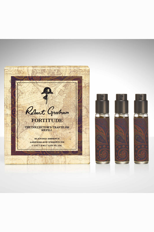 TRAVELER SET REFILL ROBERT GRAHAM ESSENCE FORTITUDE