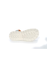 LISA 20 NAPPA LEATHER SANDALS - ROSE/ICE/ORANGE