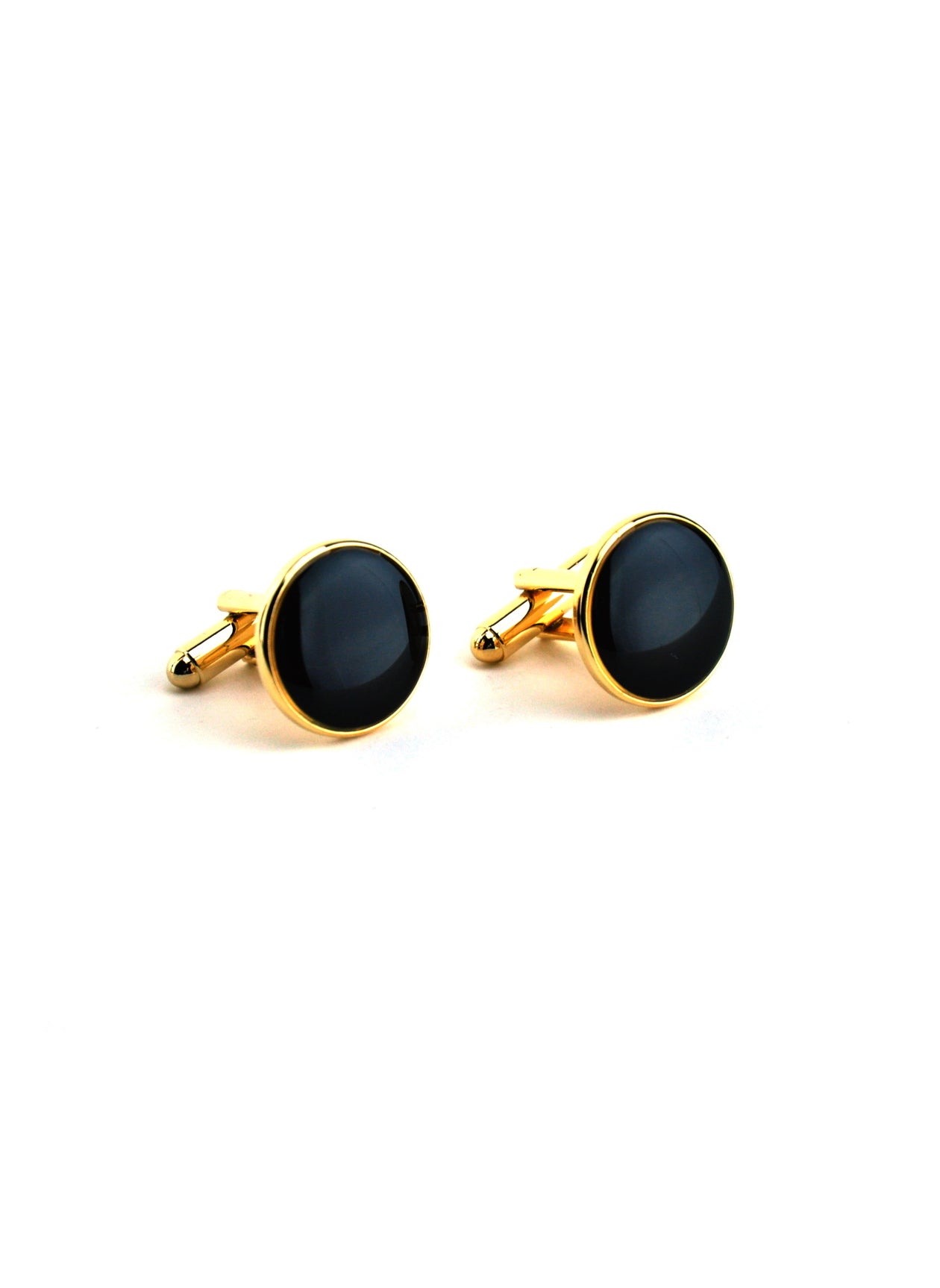 CUFF LINKS AND STUD SET - GOLD