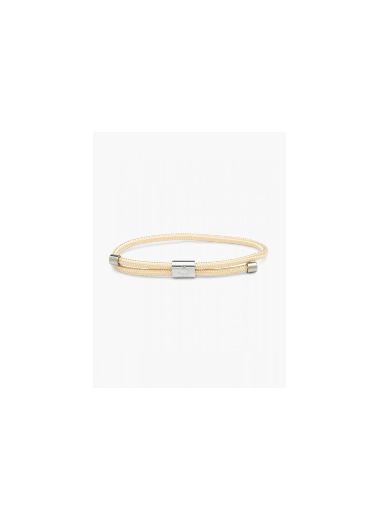 LITTLE LEWIS BRACELET IVORY - SILVER