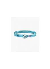 DON DINO BRACELET IVORY LT BLUE - SILVER