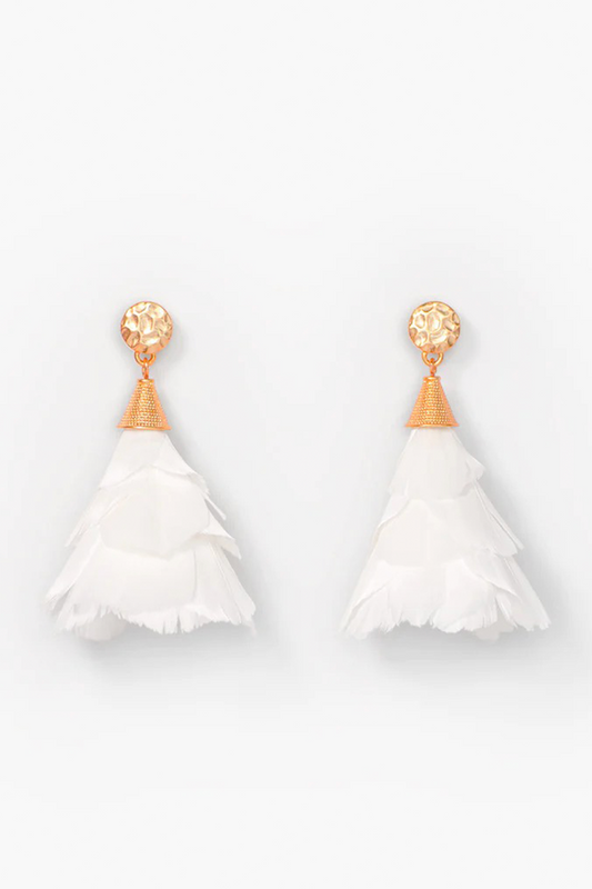 JANE PETITE FEATHER EARRINGS