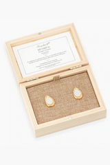 KE'OKE'O FEATHER EARRINGS