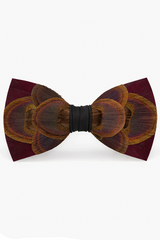 MARSH FEATHER BOW TIE