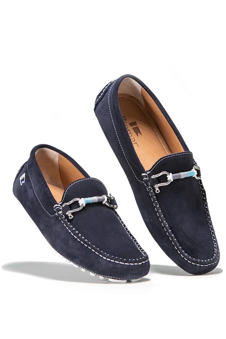 MEN'S DECK DRIVER SHOES - NAVY SUBMARINE TJ Bailey's MEN'S DECK DRIVER SHOES - NAVY SUBMARINE TJ Bailey's