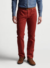SUPERIOR SOFT CORDUROY FIVE POCKET PANT - SPICE