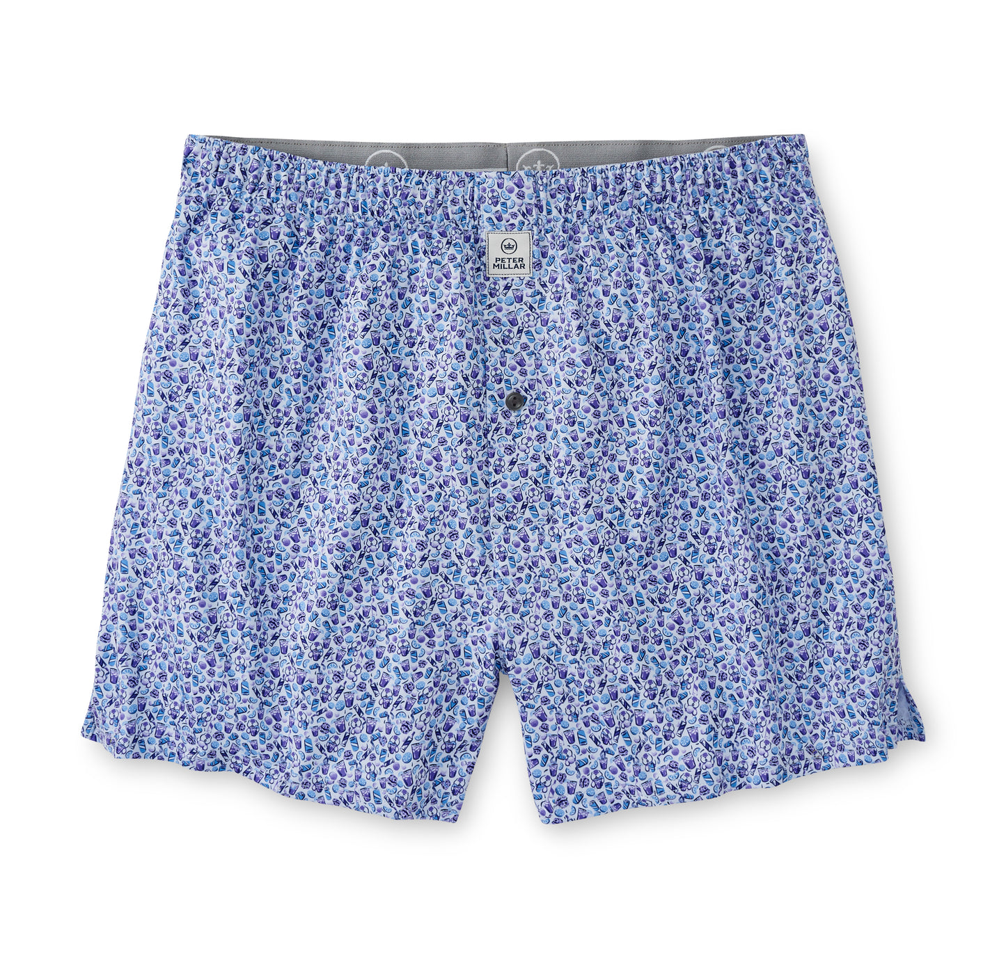 DAZED & TRANSFUSED PERFORMANCE BOXER SHORT - MOON MIST