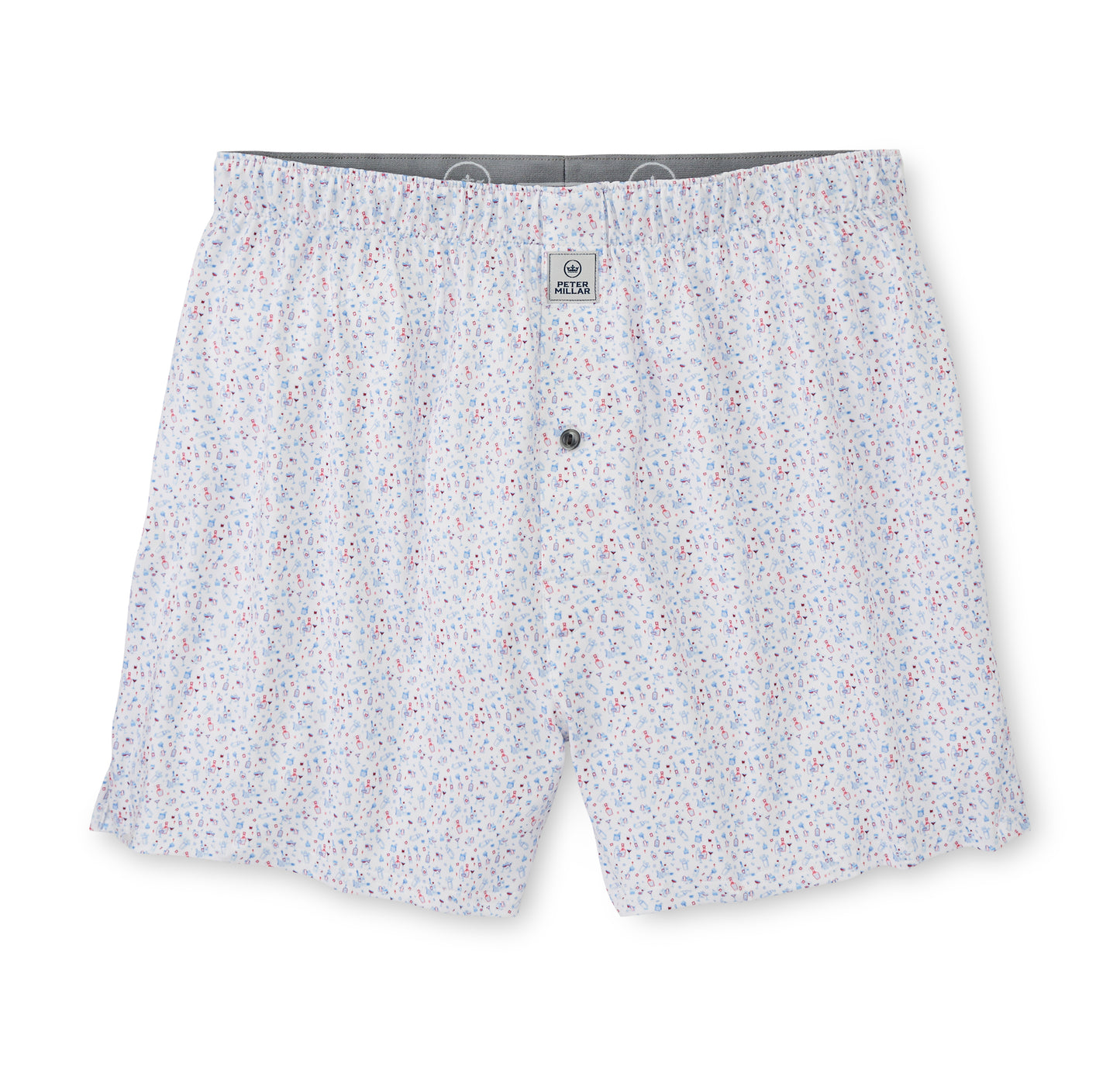 FLORIDA ROOM PERFORMANCE BOXER SHORT - WHITE