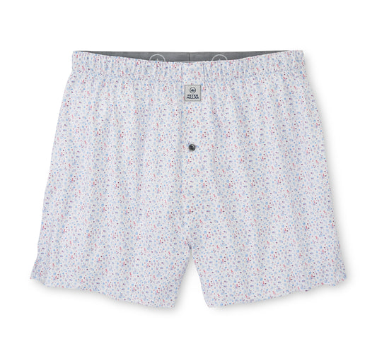 FLORIDA ROOM PERFORMANCE BOXER SHORT - WHITE