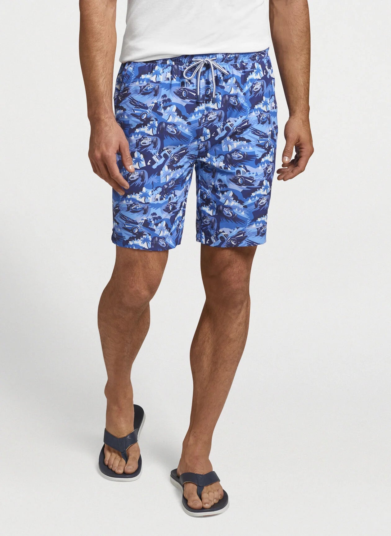 MONACO MADNESS SWIM TRUNK - ATLANTIC BLUE
