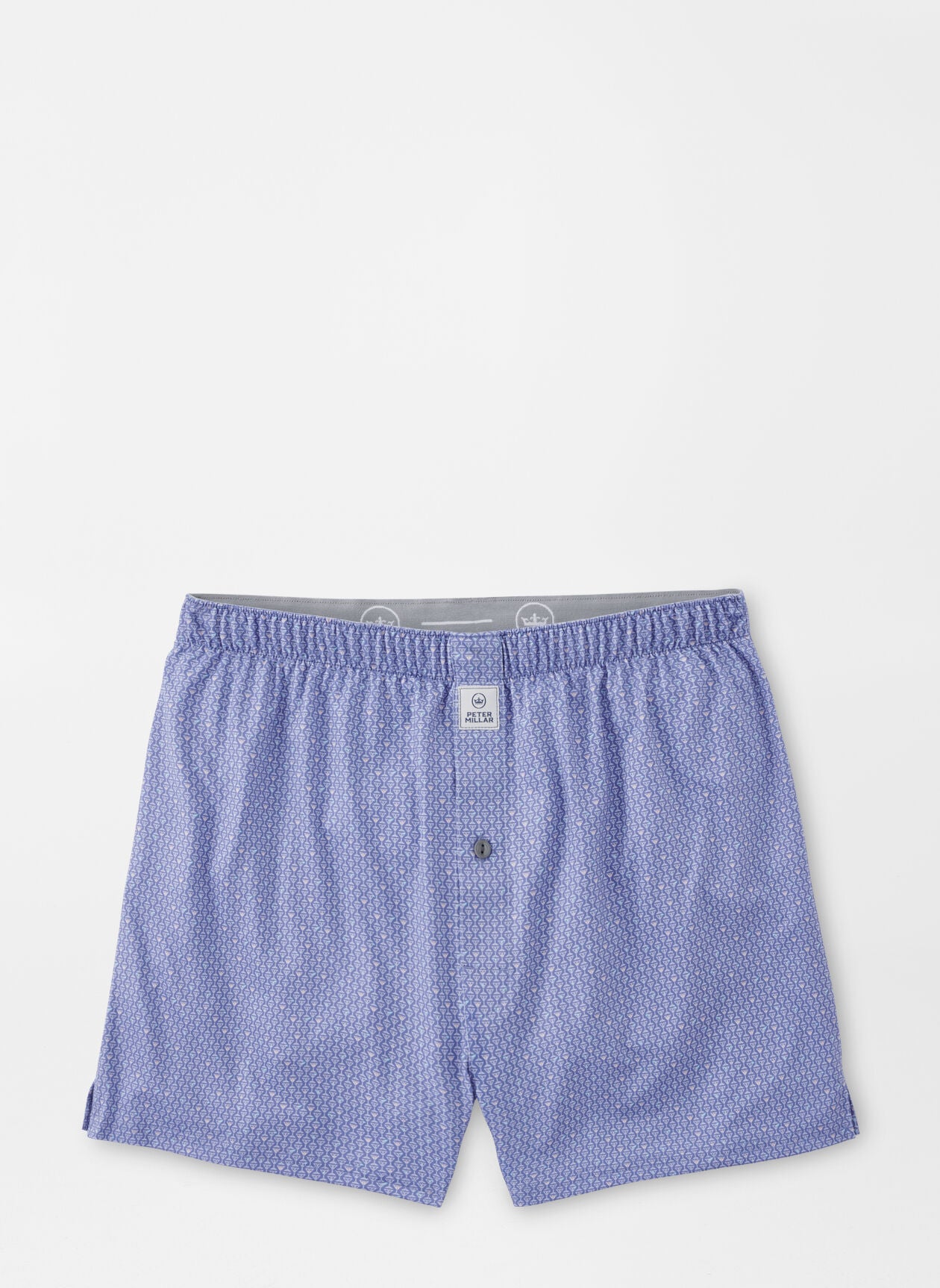SHAKEN, NOT STIRRED PERFORMANCE BOXER SHORT - PORT BLUE