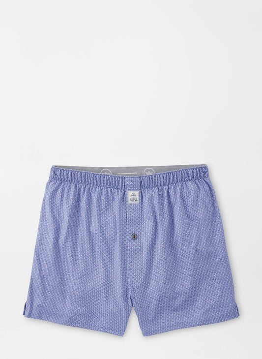 SHAKEN, NOT STIRRED PERFORMANCE BOXER SHORT - PORT BLUE