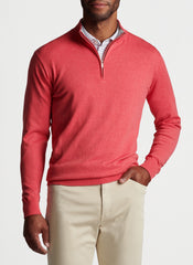 CREST QUARTER ZIP - CAPE RED