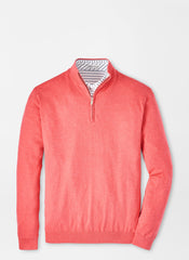 CREST QUARTER ZIP - CAPE RED