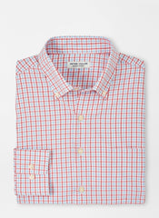 DAVENTRY PERFORMANCE TWILL SPORT SHIRT - CAPE RED