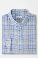 BEACHWOOD LINEN SHIRT - BLUE SOUND