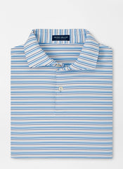 CASLEY PERFORMANCE JERSEY POLO - BLUE FROST