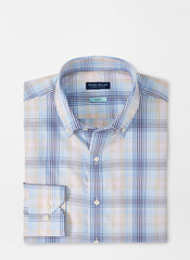 DEVON COTTON SPORT SHIRT - CHANNEL BLUE