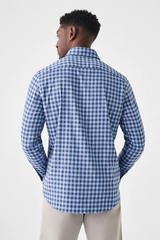 THE MOVEMENT SHIRT - NAVY SKIES CHECK