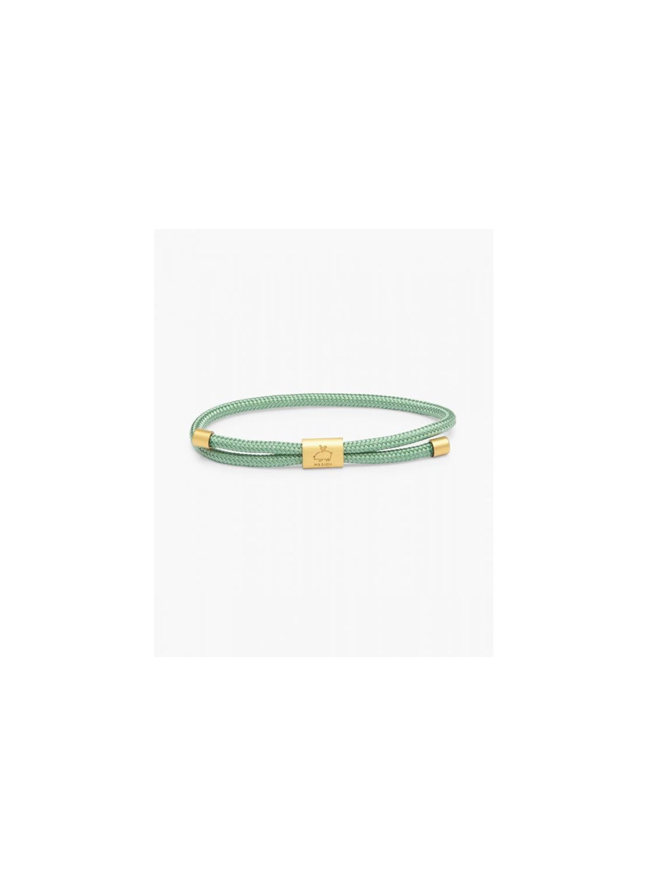 LITTLE LEWIS BRACELET - MINT GREEN - GOLD -