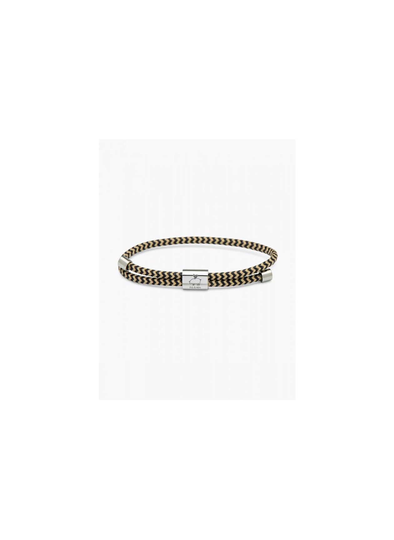 LITTLE LEWIS BRACELET - NAVY SAND - SILVER -