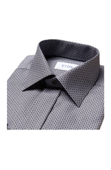 SKULL AND CROSSBONES BLACK AND WHITE FORMAL SHIRT
