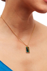 QULIT FEATHER NECKLACE