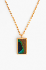 QULIT FEATHER NECKLACE