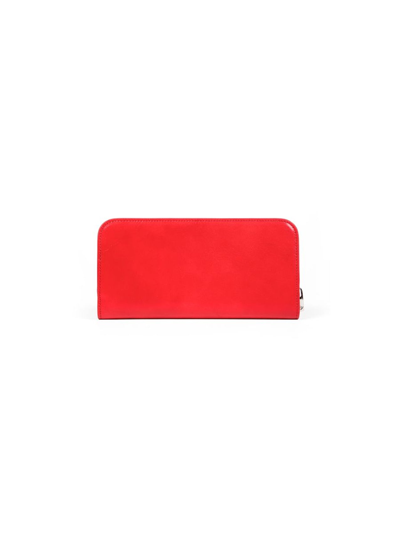 OLD LEATHER LARGE SNAP CLUTCH - RED
