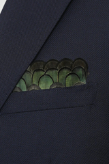 SAHARAN FEATHER POCKET SQUARE