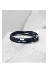 SAVAGE SAM BRACELET - NAVY-SILVER