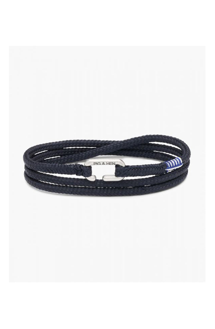 SAVAGE SAM BRACELET - NAVY-SILVER