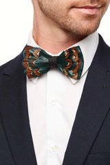 SHIPP FEATHER BOW TIE