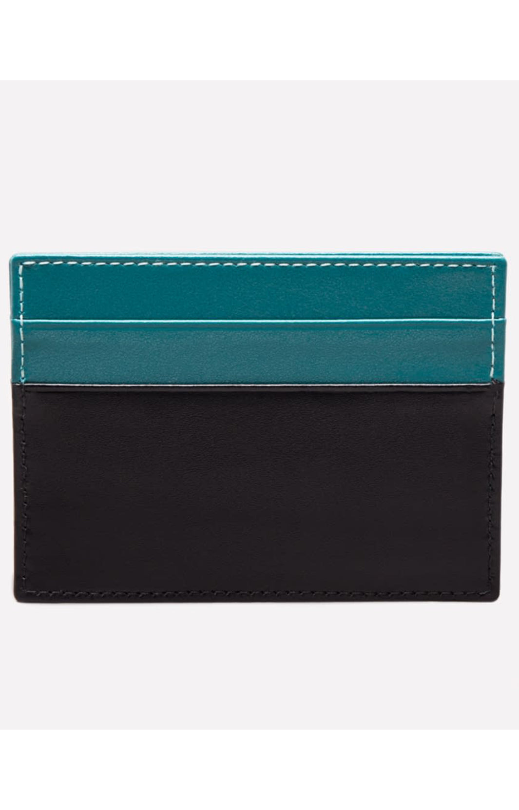STERLING FLAT CREDIT CARD CASE - TURQUOISE