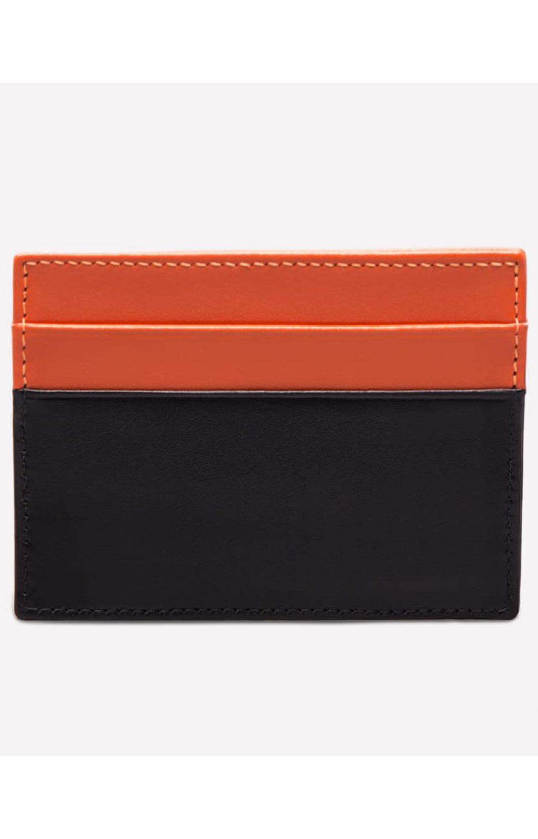 STERLING FLAT CREDIT CARD CASE - ORANGE