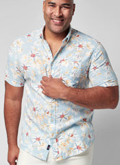 BREEZE SHORT SLEEVE SHIRT - BLUE SKY FLORAL