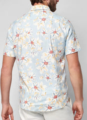 BREEZE SHORT SLEEVE SHIRT - BLUE SKY FLORAL