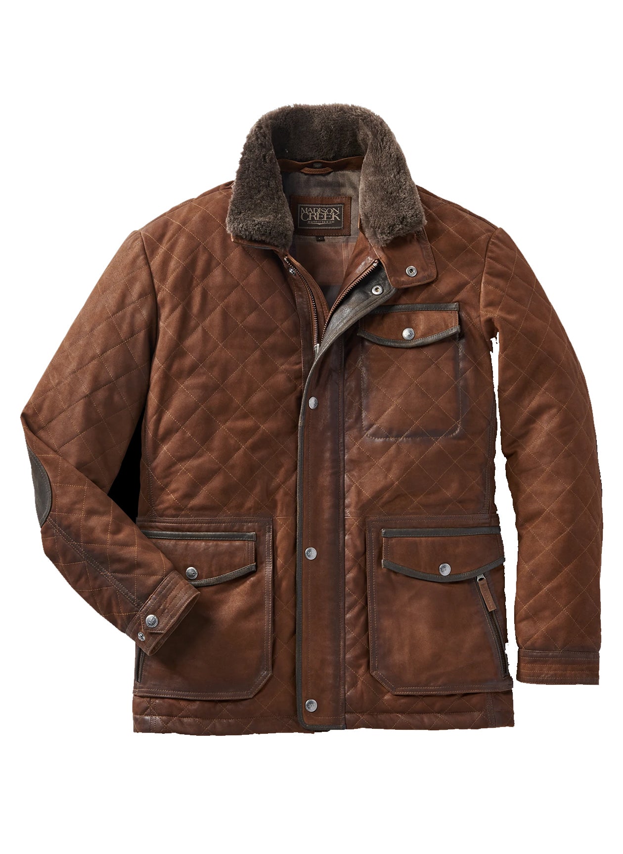 SEDONA LEATHER JACKET - BOURBON