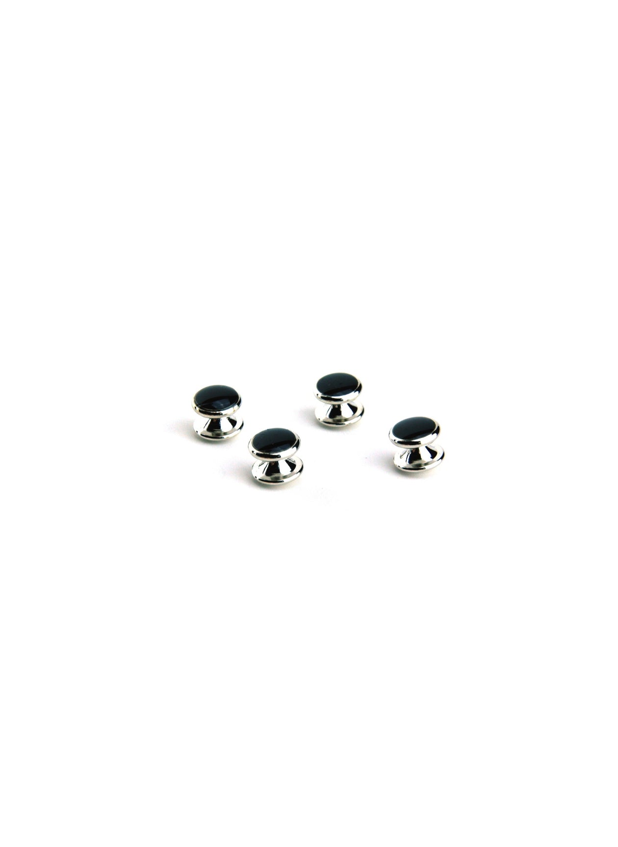 CUFF LINKS AND STUD SET - SILVER